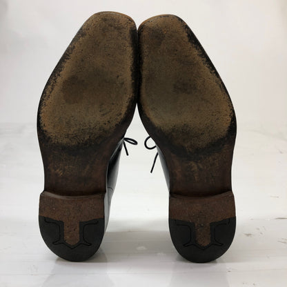 ジョンロブ レザーシューズ 2ホール ダービー プレーントゥ グッドウッド 外羽根 ブラック メンズ サイズ 5E JOHN LOBB GOODWOOD 約24.0cm【AFC29】