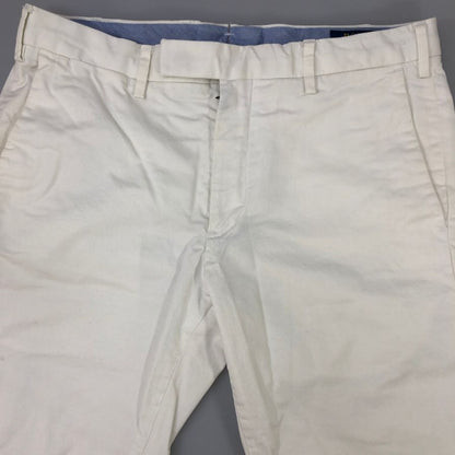 ポロ ラルフローレン ショートパンツ ストレッチ スリムフィット メンズ ホワイト サイズ30/32 POLO RALPH LAUREN 【AFB37】