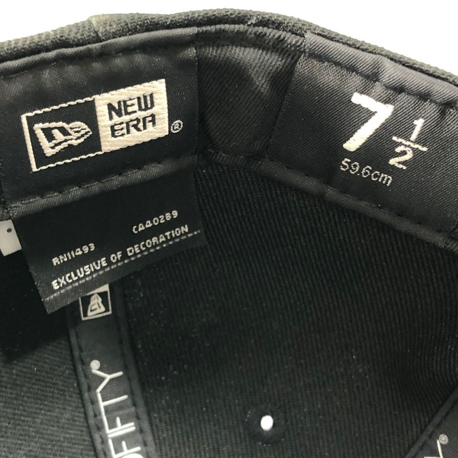 ニューエラ キャップ ニューヨークヤンキース ブラック メンズ7サイズ59.6㎝ 208824 NEW ERA