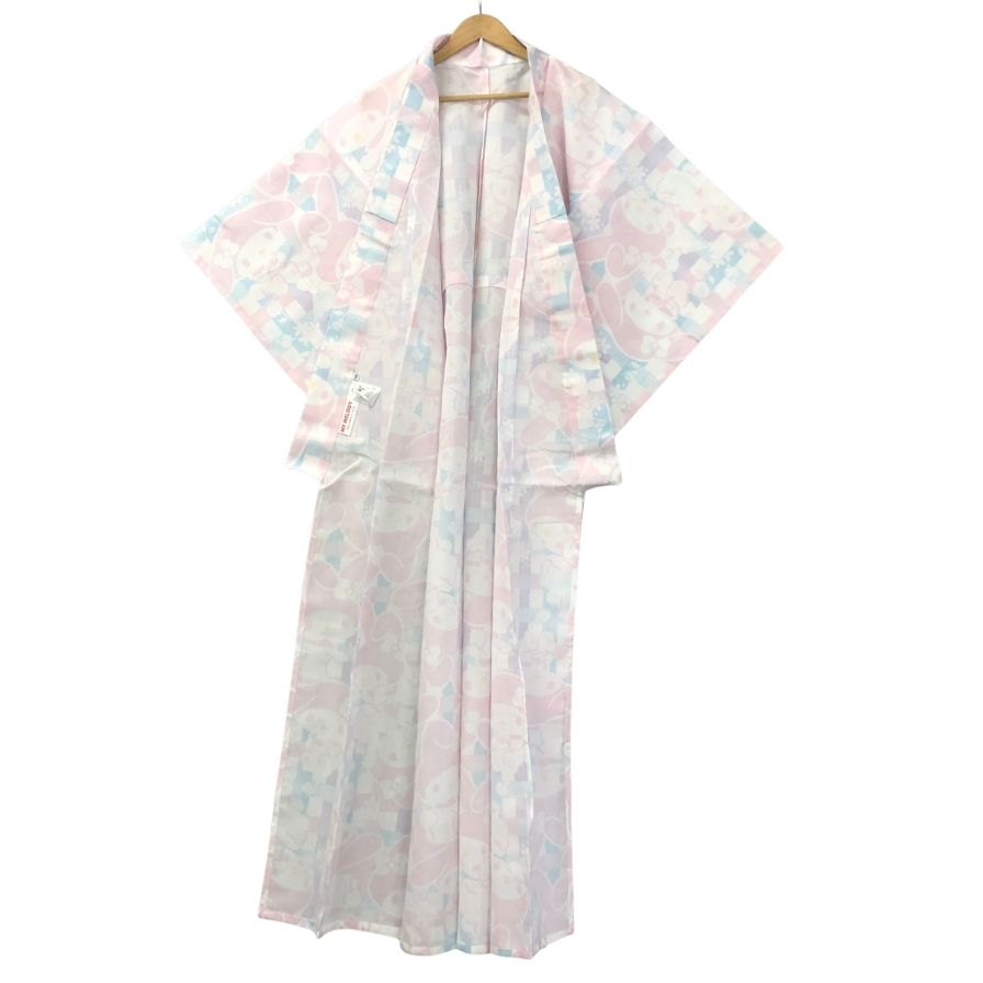 ふりふ 浴衣 サンリオ マイメロディ サイズL レディース ピンク系【AFB13】【中古】