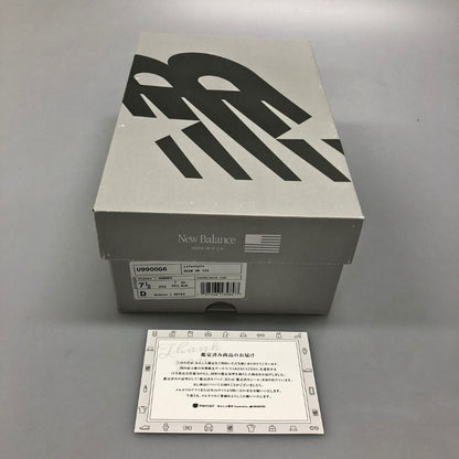 ニューバランス M990OG6 ローカットスニーカー グレー系 US 7.5  New Balance 約25.5cm【AFD14】