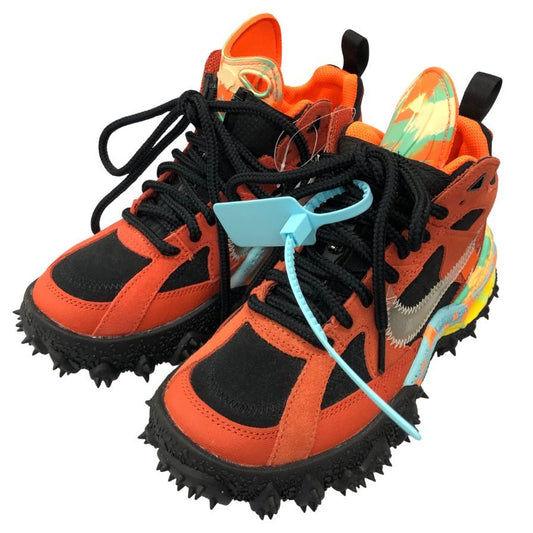 ナイキ×オフホワイト エアテラフォーマ スニーカー DQ1615-800 レディース サイズ23.0cm オレンジ系 NIKE×OFF-WHITE AIR TERRA FORMA 約23.0cm【AFD8】