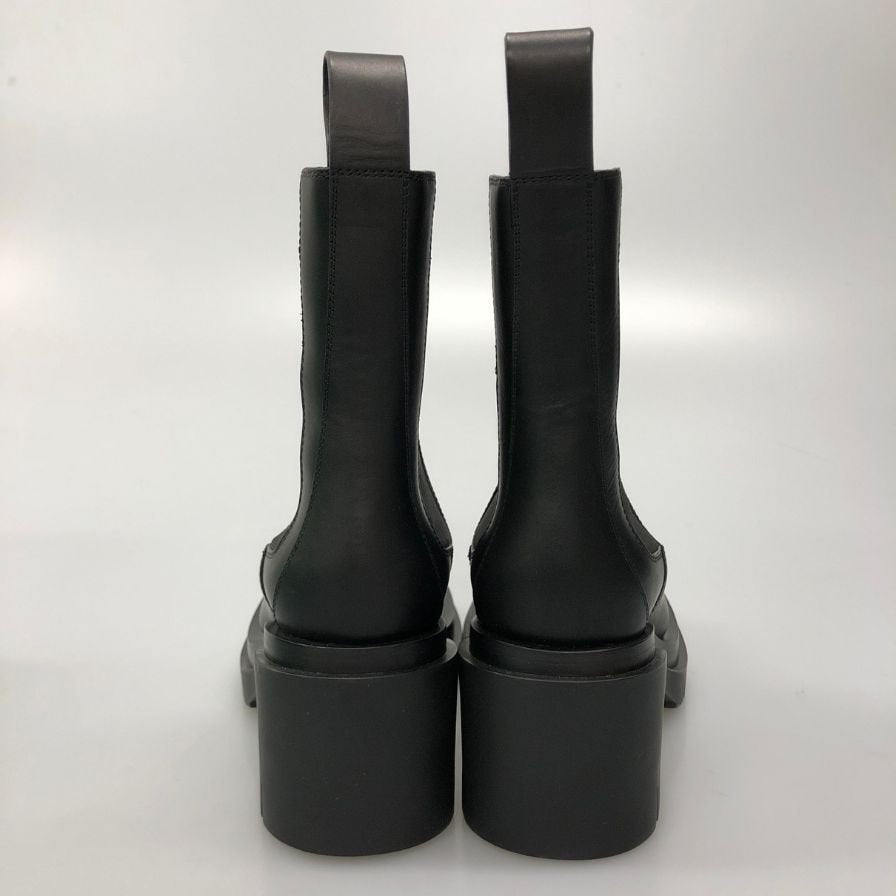 ボッテガヴェネタ ブーツ アンクルブーツ サイドゴア ブラック サイズ34.5 レディース BOTTEGA VENETA 約22.0cm【AFD6】