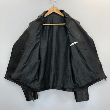中古◆アンスナム レザー ジャケット ダブル ライダース メンズ サイズ03 ブラック ANSNAM 【AFG1】