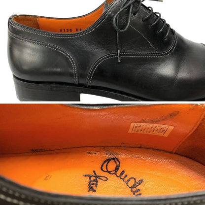 サントーニ レザーシューズ ストレートチップ 8136 ブラック サイズUK8 Santoni 約26.5cm【AFC41】