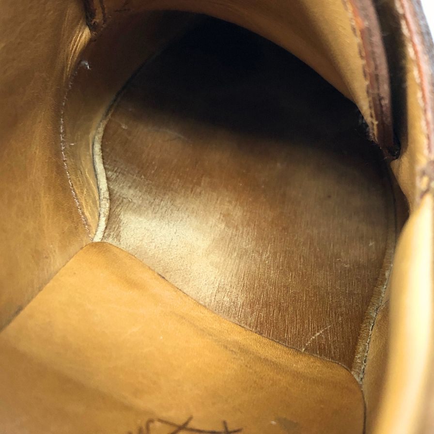 ジェイエムウエストン レザーシューズ ヨット ダービー 690 ロシアンカーフ ブラウン 4.5C  J.M.WESTON 約26.0cm【AFC6】
