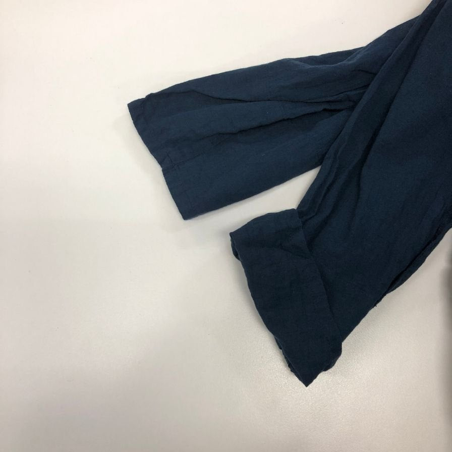 美品◆ヌキテパ 長袖ワンピース ネイビー レディース NE QUITTEZ PAS 【AFB29】