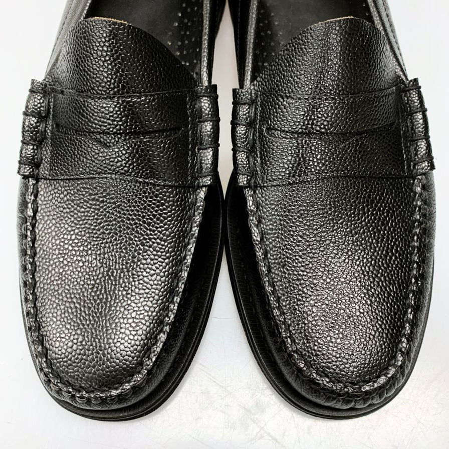 ジーエイチバス ローファー ウィージャンズ ラーソン シボレザー サイズ10.5 メンズ ブラック G.H.Bass&Co. WEEJUNS LARSON ローファー 約29.0cm【LA】【中古】