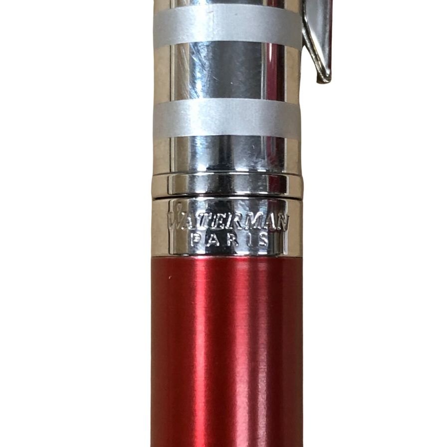 ウォーターマン 万年筆 メトロポリタン F シルバー レッド WATERMAN【AFI13】