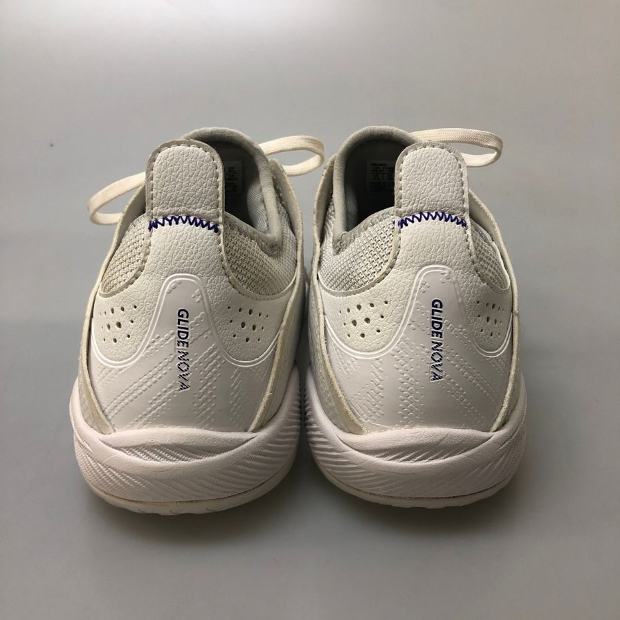 アシックス スニーカー バッシュ GLIDE NOVA FF２ホワイト レディース サイズ24 ASICS【AFD2】【中古】