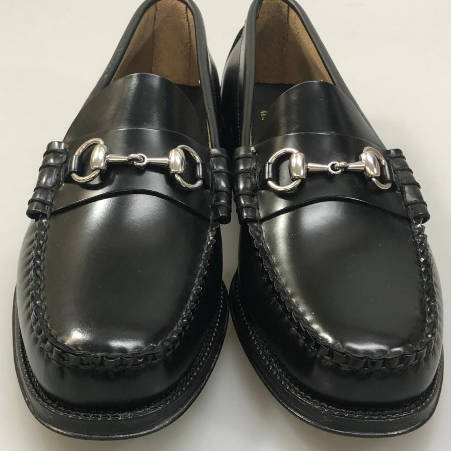 ジーエイチバス リンカーン モックビットローファー サイズ8.5 メンズ ブラック G.H.Bass&Co. WEEJUNS LINCOLN MOC BIT LOAFER 約26.5cm【AFD13】