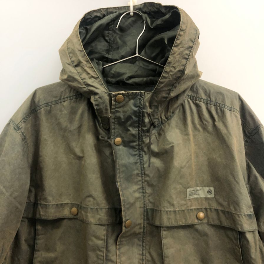 極美品◆ネイバーフッド 25SS マウンテンパーカー FADED MP JACKET カーキ メンズ サイズXL 251SZNH-JKM03 NEIGHBORHOOD 【AFA22】