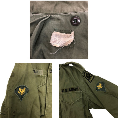 中古■M-65 U.S ARMY 米軍支給 ミリタリージャケット 67~71年生産 セカンドモデル アルミジップ サイズS 【AFA10】