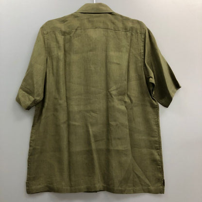 極美品◆オリアン 半袖シャツ カーキ メンズ サイズL ORIAN 【AFB37】