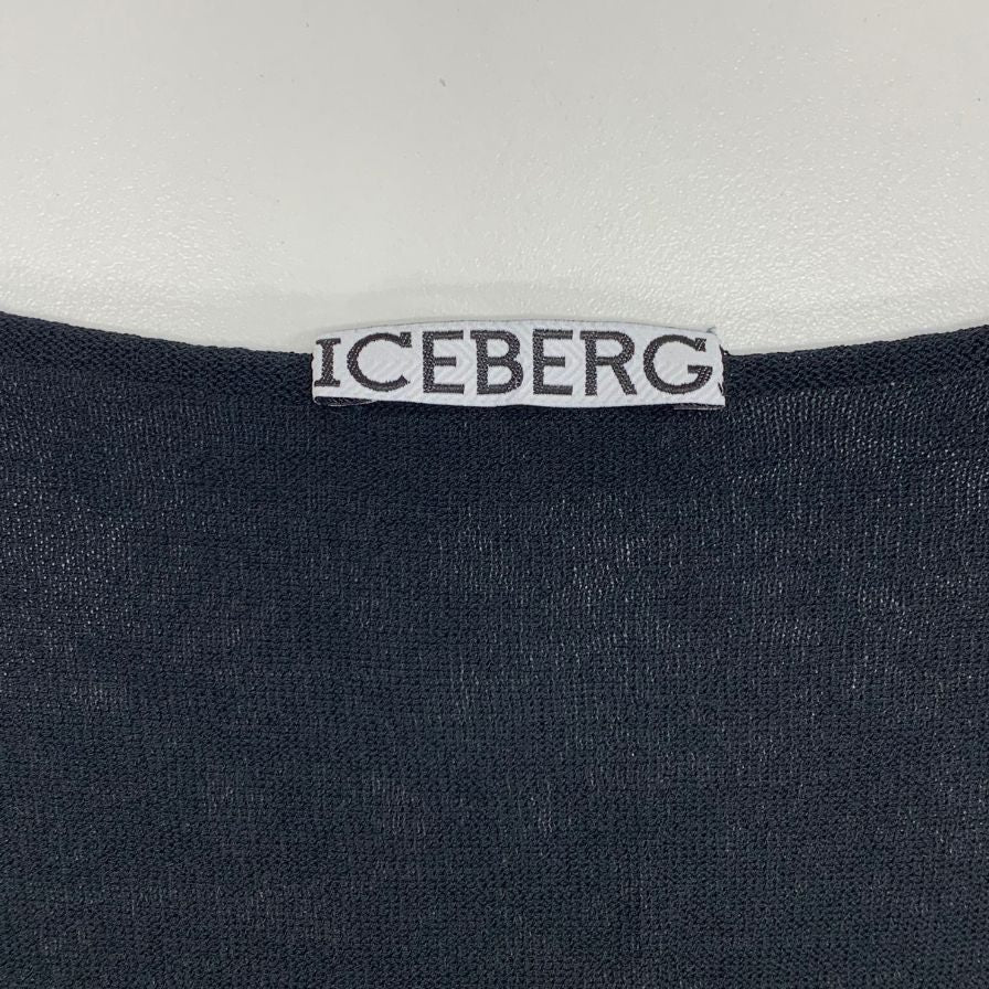 中古◆アイスバーグ トップス レディース ブラック サイズ46 ICEBERG 【AFB46】