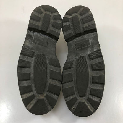 パラブーツ ランス レザーシューズ ミンクファー F59687 ブラック メンズ  サイズ UK6 PARABOOT ビジネスシューズ 約25.0cm【LA】【中古】