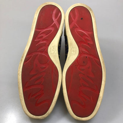 クリスチャン ルブタン 星条旗 ハイカット スニーカー メンズ サイズ41 総柄 Christian Louboutin 約26.0cm【AFC41】
