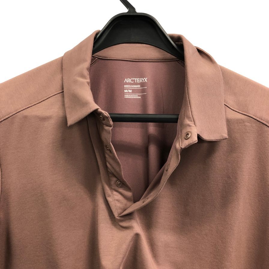 美品◆アークテリクス ドライポロシャツ メンズ M ブラウン系 ARCTERYX 【AFB38】