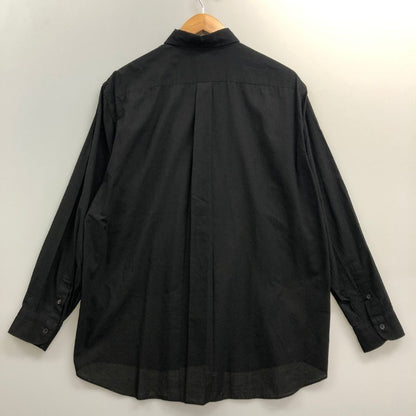 極美品◆コモリ 26SS コモリシャツ KHADI コットン ブラック メンズ サイズ2 D01-02010 COMOLI 【AFB13】