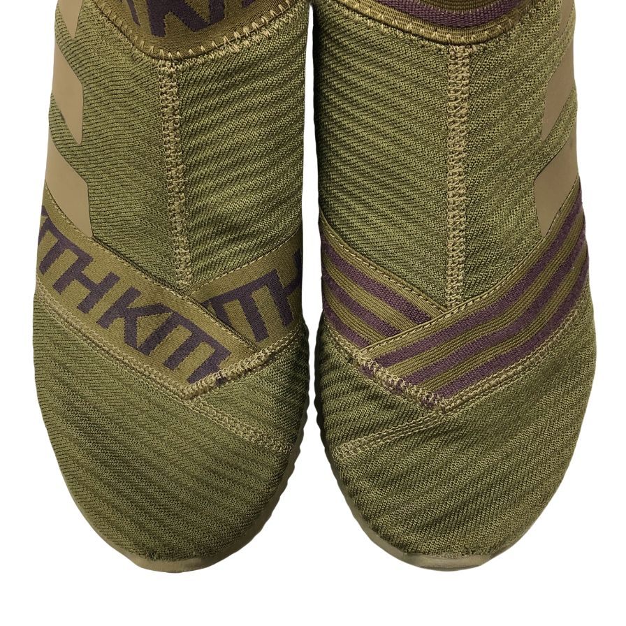 アディダス × キス ローカットスニーカー ネメシス B22541 別注 コラボ 17年製 オリーブ メンズ サイズ27.5cm adidas KITH Nemeziz 約27.5cm【AFC2】