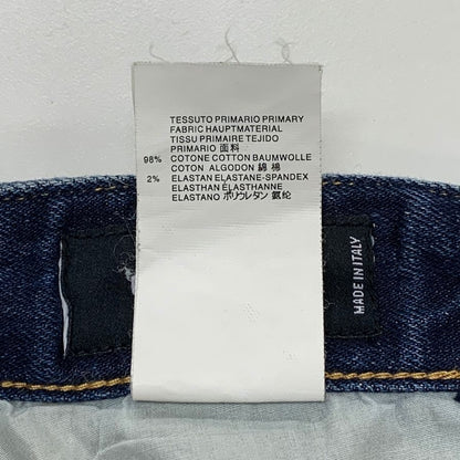 ディースクエアード デニムパンツ クラシック ケニー ツイスト ジーンズ ペイント ダメージ 加工 17AW インディゴ メンズ サイズ46 DSQUARED2 【AFB9】