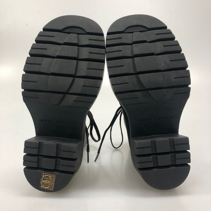 ボッテガヴェネタ ブーツ LUG ANKLE ブラック サイズ35 レディース BOTTEGA VENETA 約21.5cm【AFD7】