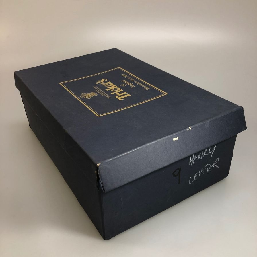 トリッカーズ M5634 ストウ カーフ メンズ ベージュ UK8.5  Tricker's ビジネスシューズ 約26.5cm【LA】【中古】