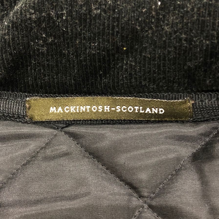 美品◆マッキントッシュ ロロピアーナ生地 キルティング ハーフコート 英国製 メンズ サイズ42 グレー MACKINTOSH Loro Piana 【AFA4】