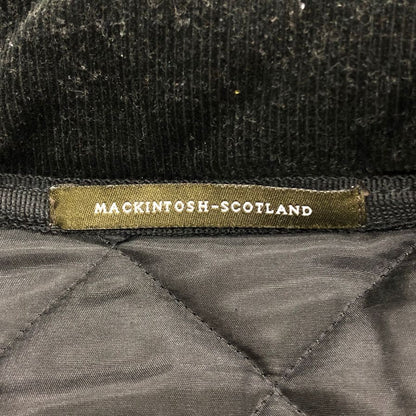 美品◆マッキントッシュ ロロピアーナ生地 キルティング ハーフコート 英国製 メンズ サイズ42 グレー MACKINTOSH Loro Piana 【AFA4】