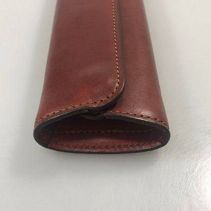 ワイルドスワンズ ペンケース シリンダー レッド レザー WILDSWANS【AFB55】【中古】