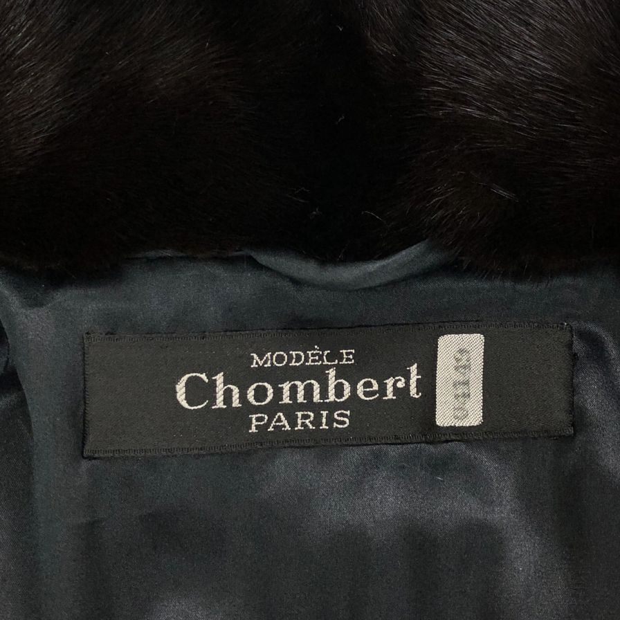 Chombert ションベール　パールミンク　ホワイトミンク　ロングコート　F ずっと欲しかったホワイトミンクを今年こそ！程よく肩落ちした