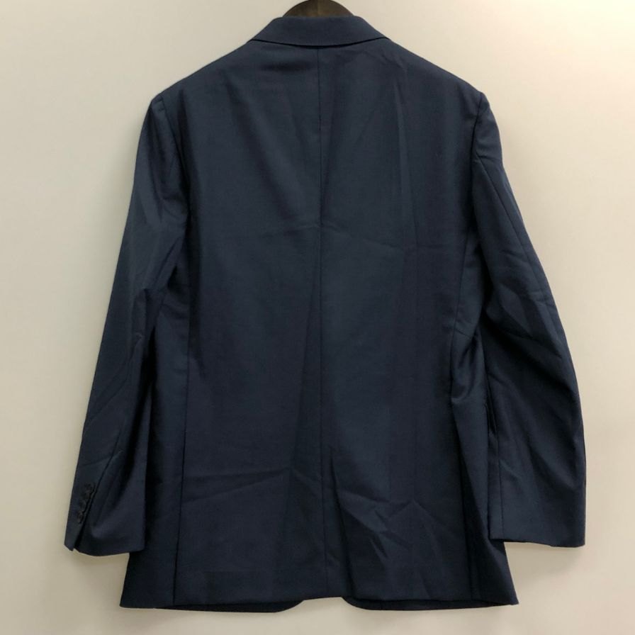 新品同様◆ユナイテッドアローズグリーンレーベルリラクシング テーラードジャケット ウール ネイビー  メンズ サイズ48 UNITED ARROWS green label relaxing 【AFB14】