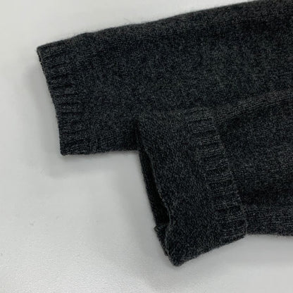 美品◆フォクシー ブティック ジャケット ウール ニット ダブルブレスト グレー レディース サイズ 40 FOXEY BOUTIQUE 【AFB28】