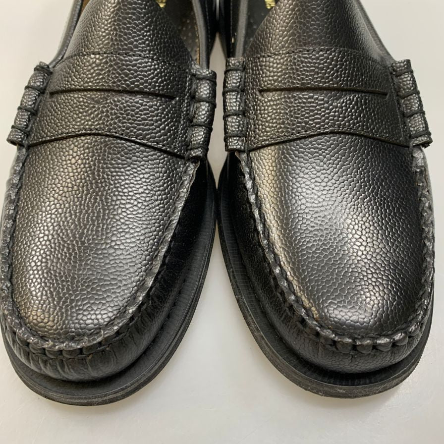 ジーエイチバス ローファー ウィージャンズ ラーソン シボレザー  サイズ9.5 メンズ ブラック G.H.Bass&Co. WEEJUNS LARSON 約27.5cm【AFD14】