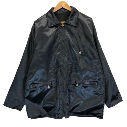 美品◆フェンディ ジーンズ リバーシブルブルゾン ズッカ柄 ブラック メンズ サイズ表記なし FENDI JEANS 【AFA6】