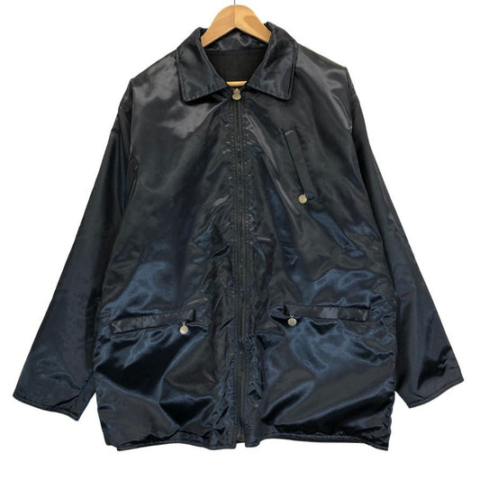 美品◆フェンディ ジーンズ リバーシブルブルゾン ズッカ柄 ブラック メンズ サイズ表記なし FENDI JEANS 【AFA6】