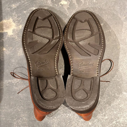 パラブーツ レザーブーツ セリニャン  Uチップ グレインレザー  ブラウン サイズUK6 メンズ PARABOOT ブーツ 約24.5cm【LA】【中古】