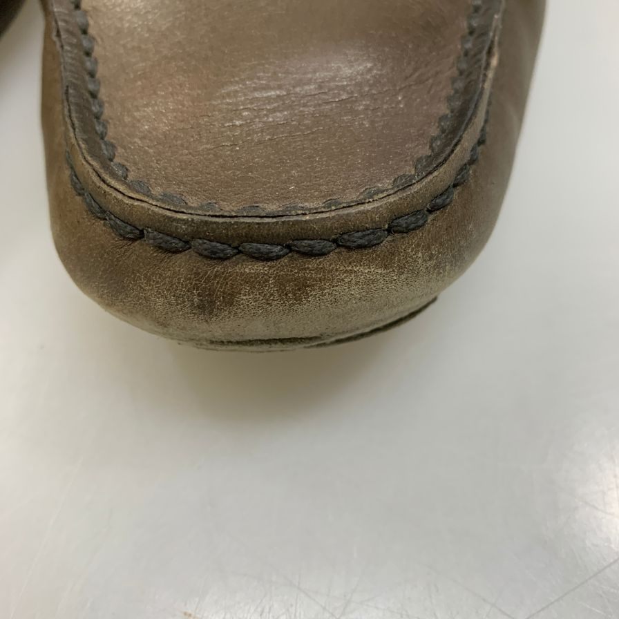 エルメネジルドゼニア ドライビングシューズ ビット ローファー レザー ブラウン メンズ サイズ6 Ermenegildo Zegna 約24.0cm【AFC3】