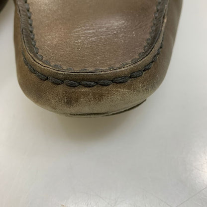 エルメネジルドゼニア ドライビングシューズ ビット ローファー レザー ブラウン メンズ サイズ6 Ermenegildo Zegna 約24.0cm【AFC3】