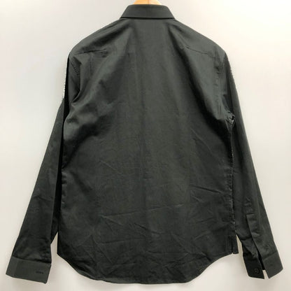 美品◆ディオール オム  シャツ ペイント ブラック メンズ サイズ 38ディオール オムDIOR HOMME 【AFB36】