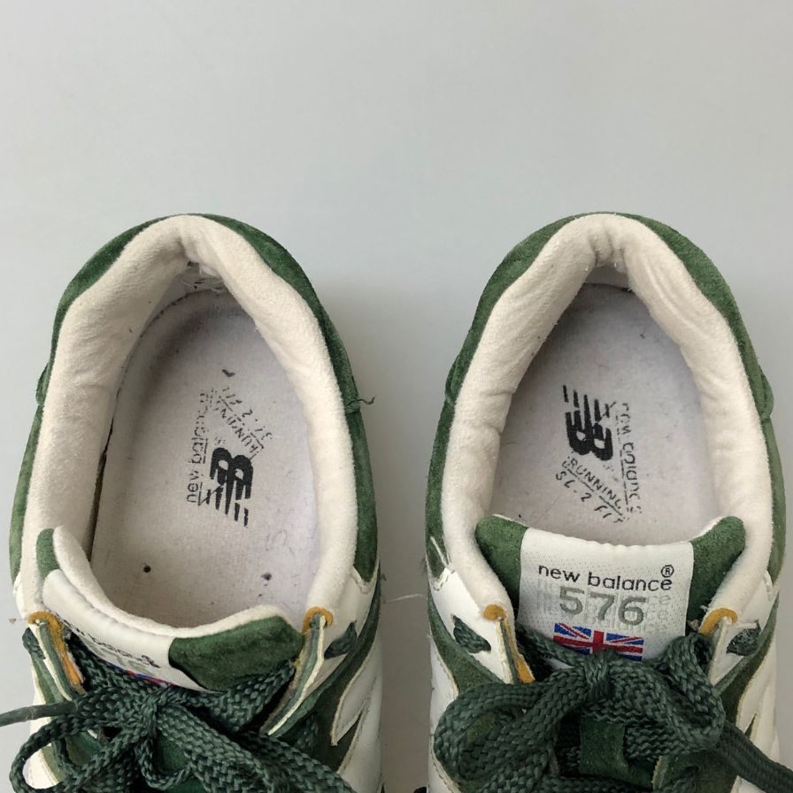 ニューバランス スニーカー M576GG MADE IN ENGLAND スエード サイズ USA9 グリーン New Balance 約27.0cm【AFC35】