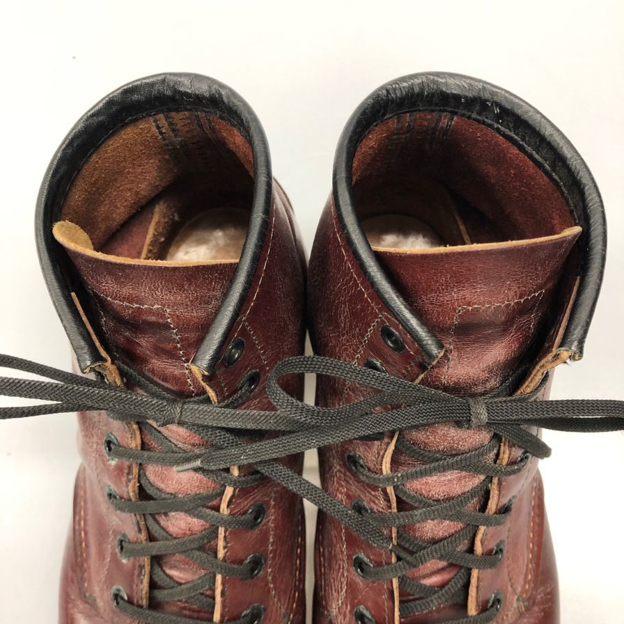 レッドウィング ブーツ 9011 ベックマン USA製 ブラックチェリー サイズUS8.5 メンズ REDWING 約26.5cm【AFC47】