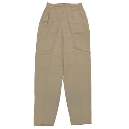 ジョルジオアルマーニ パンツ バックジップ ベージュ レディース サイズ38 GIORGIO ARMANI 【AFB37】