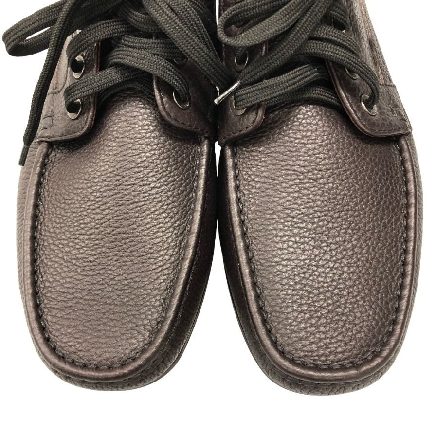 ブリオーニ ブーツ ドライビングシューズ シボレザー モカシン メンズ ブラウン サイズ US9 Brioni 約27.0cm【AFC42】