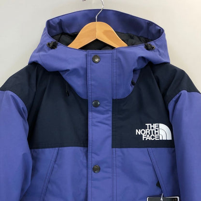 新品同様◆ザ ノースフェイス マウンテンダウンジャケット ND92237 ユニセックス アーバンネイビー×ケイブブルー サイズM THE NORTH FACE 【AFA17】