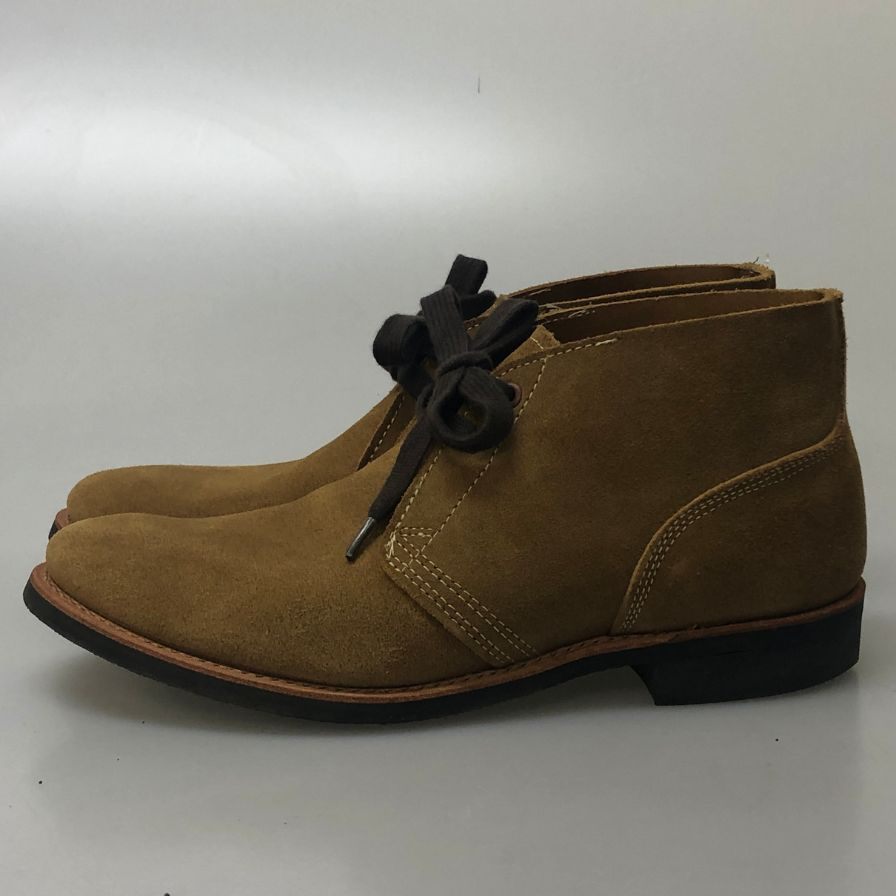 ダブルアールエル パウエル チャッカブーツ スエード ベージュ US9D RRL Powell 約27.0cm【AFD9】