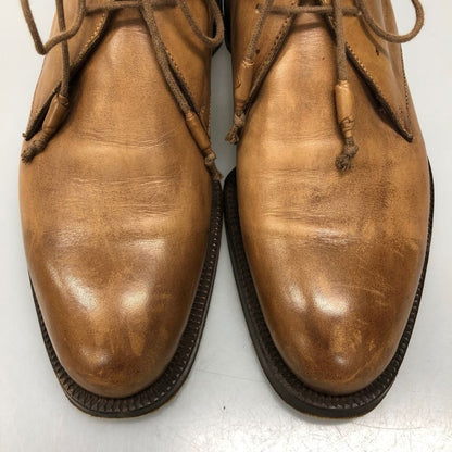 ステファノ ブランキーニ チャッカブーツ カーフ ライトブラウン UK6.5 Stefano Branchini 約25.0cm【AFC4】