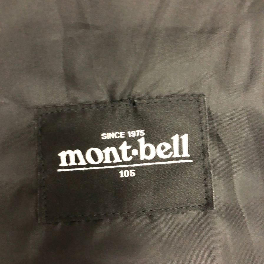 中古◆モンベル コリア キッズ コート ブラック ポリエステル サイズ105 ブラック mont-bell 【AFA14】