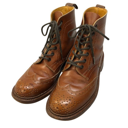 トリッカーズ カントリーブーツ モールトン ブラウン レディース UK3.5 Tricker’s ブーツ 約22.0cm【LA】【中古】