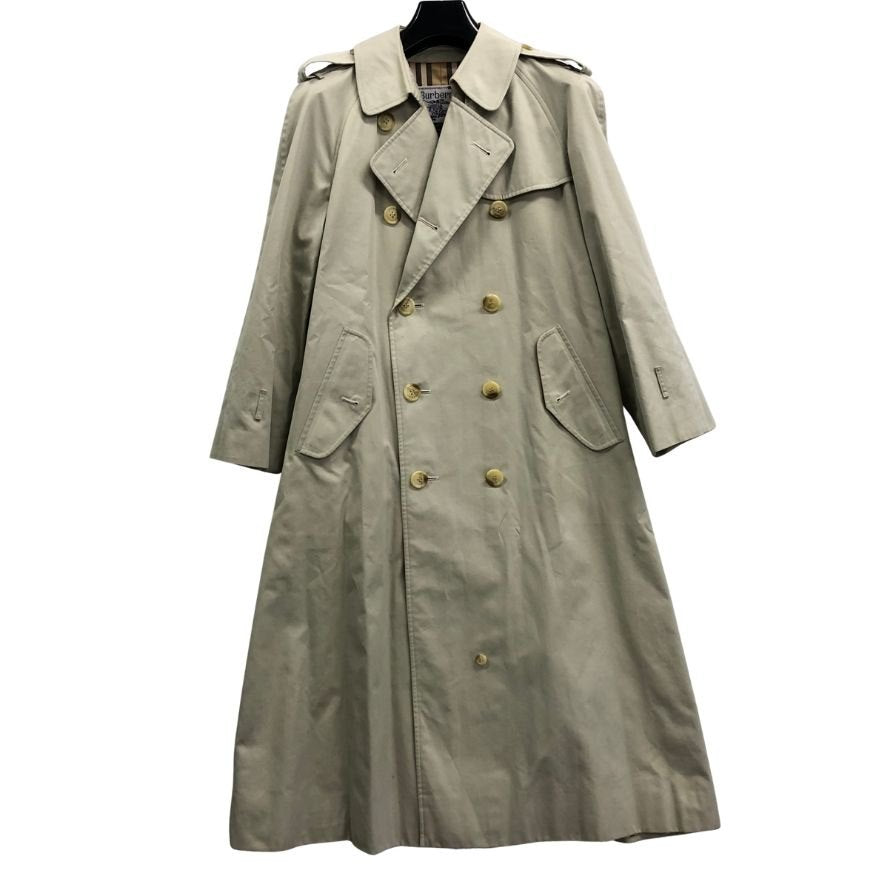 中古◆バーバリー トレンチコート 90年代 白タグ ベージュ レディース サイズ11AB Burberry 【AFF19】